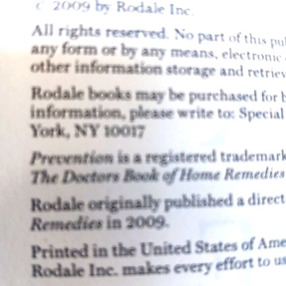 The Doctors Book of Home Remedies : Quick Fixes, 20th Edition Anniversary 2009 - Picture 7 of 16
